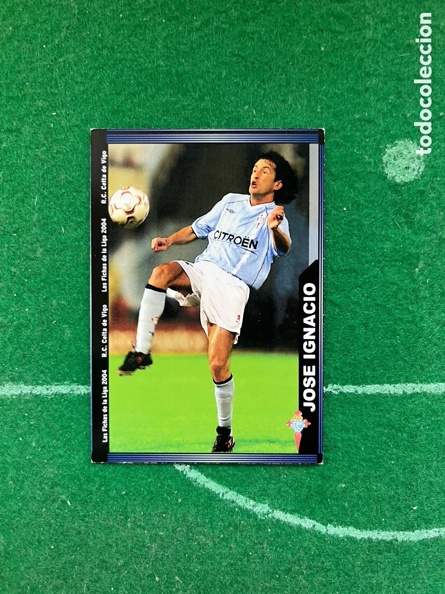 Cartes &agrave; collectionner de Football: 94 JOS&Eacute; IGNACIO CELTA DE VIGO LAS FICHAS DE LA LIGA 2003 2004 MUNDICROMO