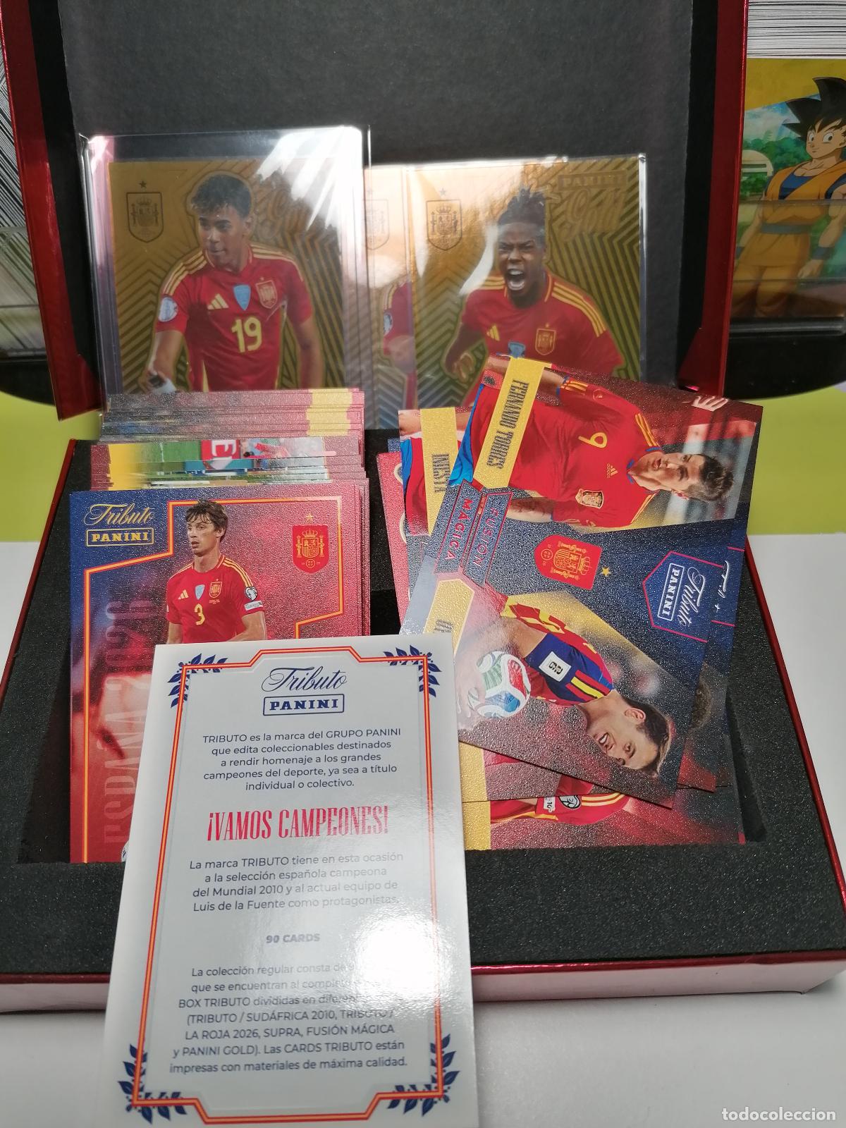 Cartes &agrave; collectionner de Football: COLECCION COMPLETA 90 CARDS ⚽PANINI TRIBUTO SELECCION ESPA&Ntilde;OLA ESPA&Ntilde;A CARD 26 2026⚽