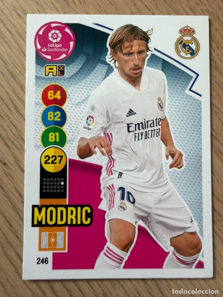 Cromos de f&uacute;tbol: 246 MODRIC REAL MADRID 20 21 2020 2021 LIGA SANTANDER PANINI ADRENALYN XL CARD