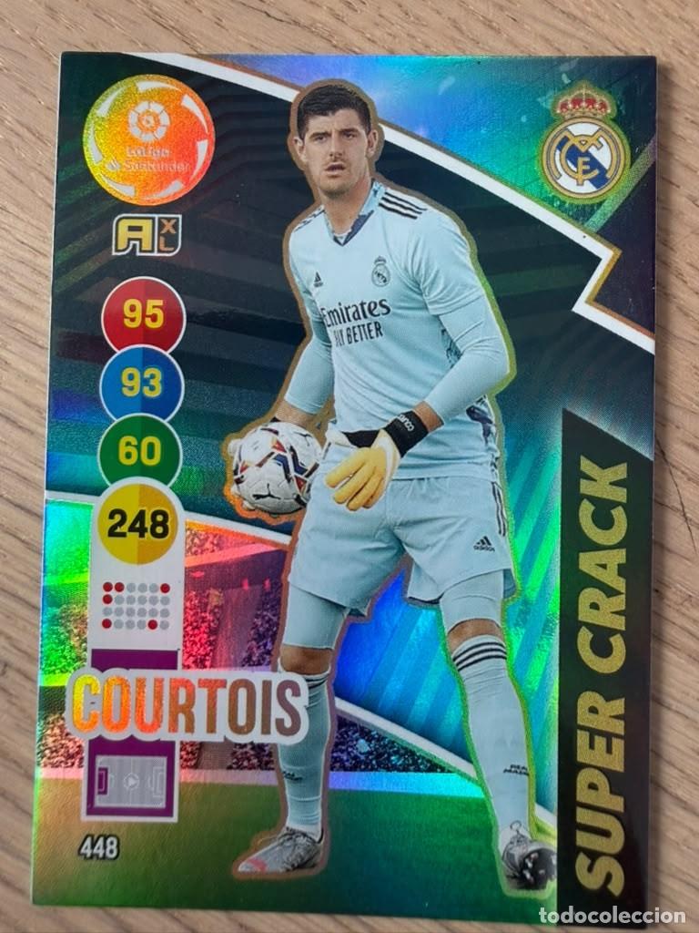 Football Stickers: 448 COURTOIS SUPER CRACK REAL MADRID 20 21 2020 2021 LIGA SANTANDER PANINI ADRENALYN XL CARD