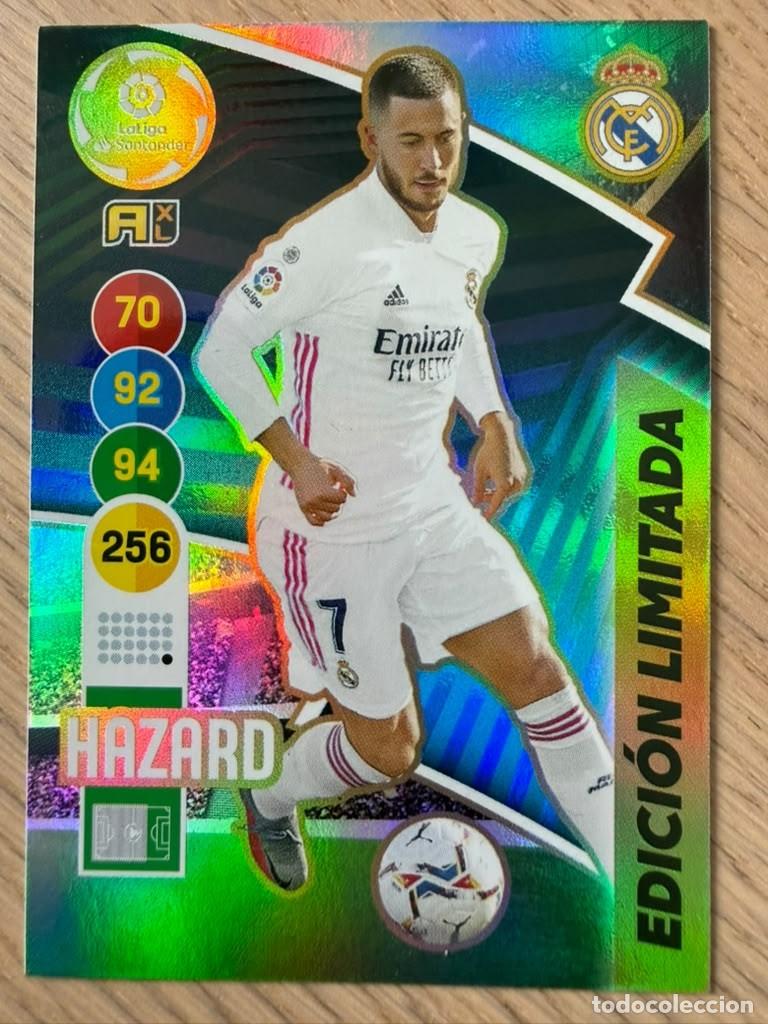 Football Stickers: HAZARD EDICION LIMITADA REAL MADRID 20 21 2020 2021 LIGA SANTANDER PANINI ADRENALYN XL CARD
