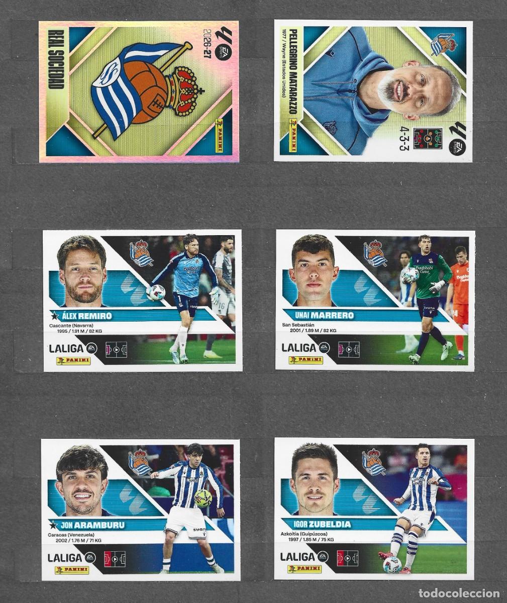 Football Stickers: Liga este 26/27 - Lote Variado - Real Sociedad