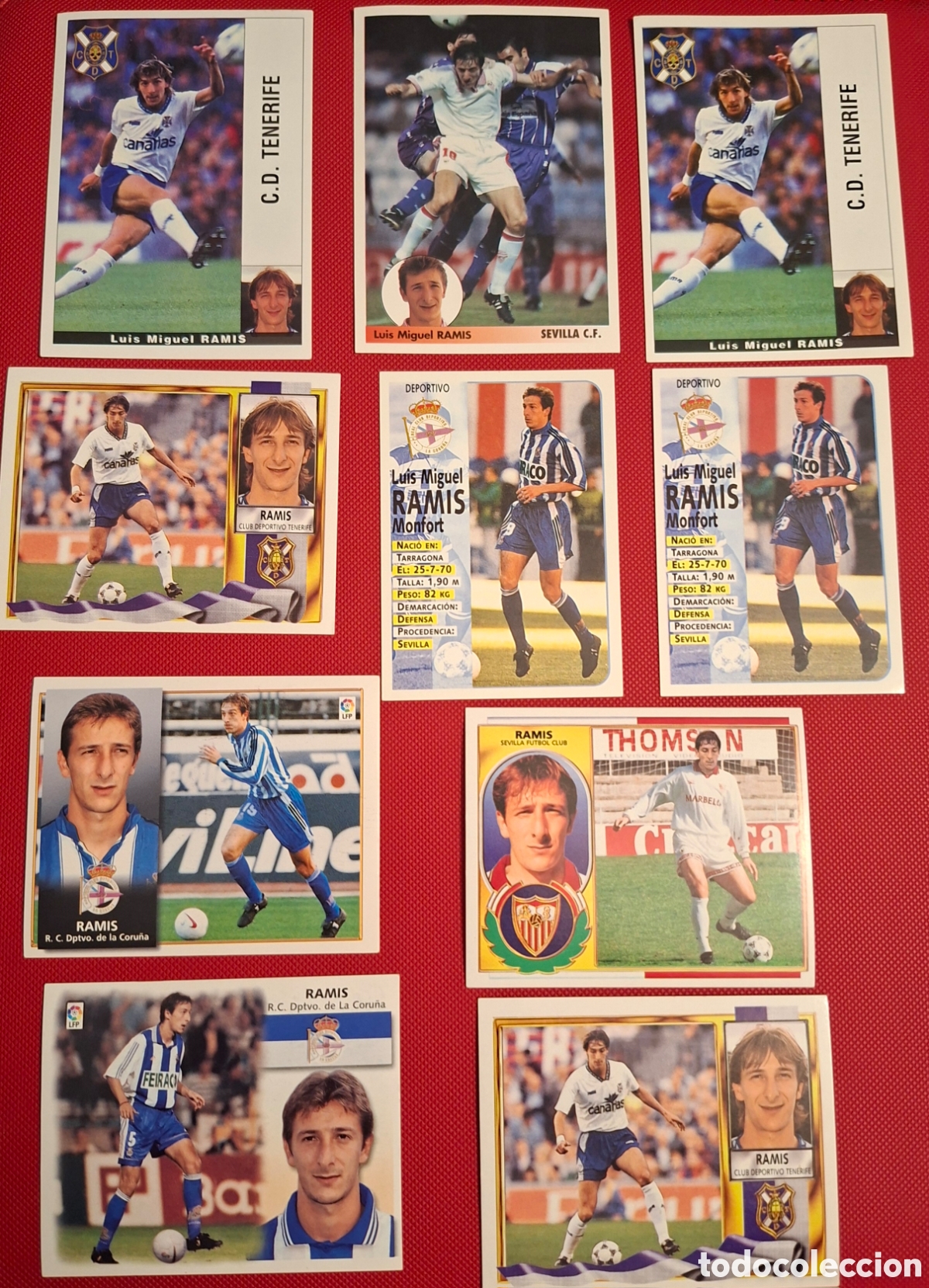Cromos de Futebol: Lote Luis Miguel Ramis nunca pegados