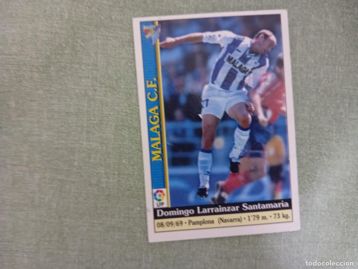 Cromos de f&uacute;tbol: MUNDICROMO FICHAS LIGA 2000 Domingo Larrainzar 295 M&aacute;laga FUTBOL CROMO 1999 00