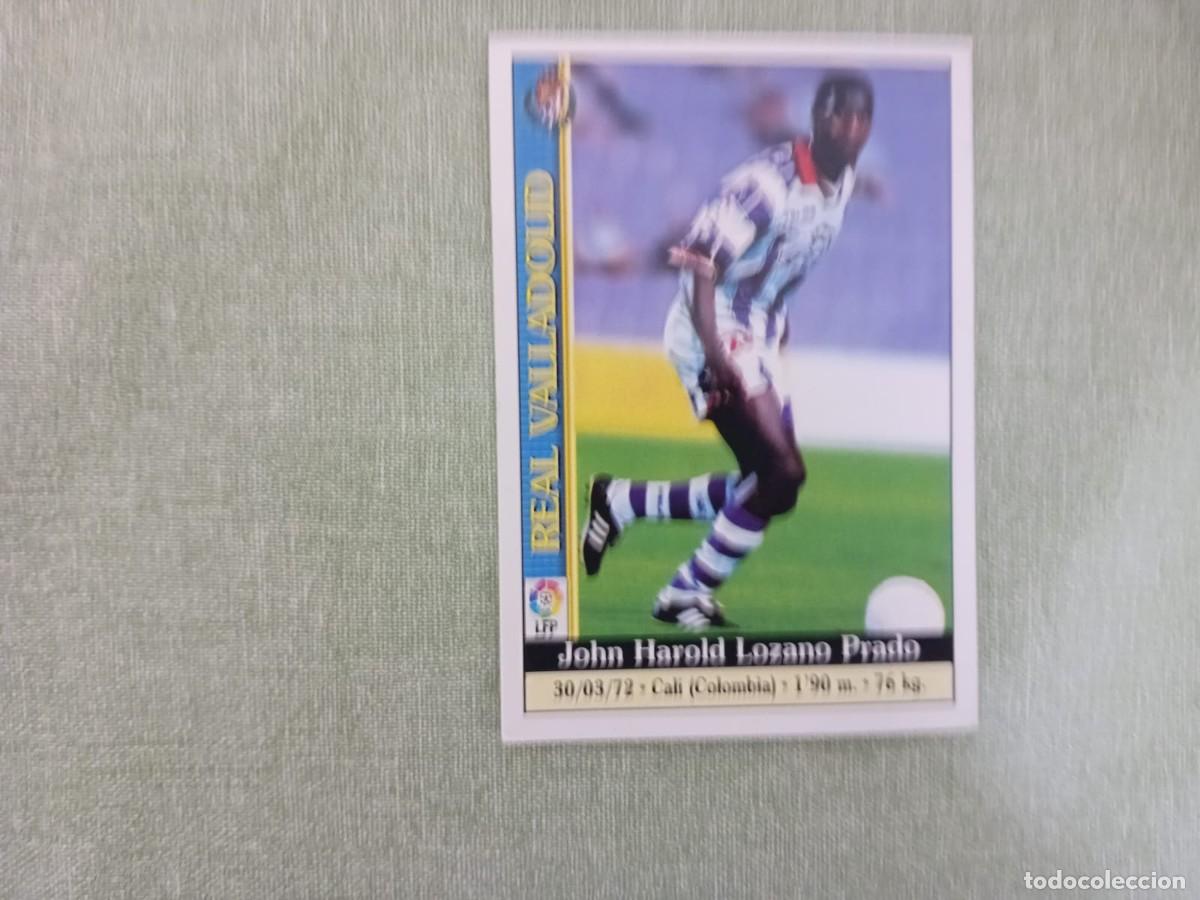 Football Stickers: MUNDICROMO FICHAS LIGA 2000 John Harold Lozano 209 Real Valladolid FUTBOL CROMO 1999 00