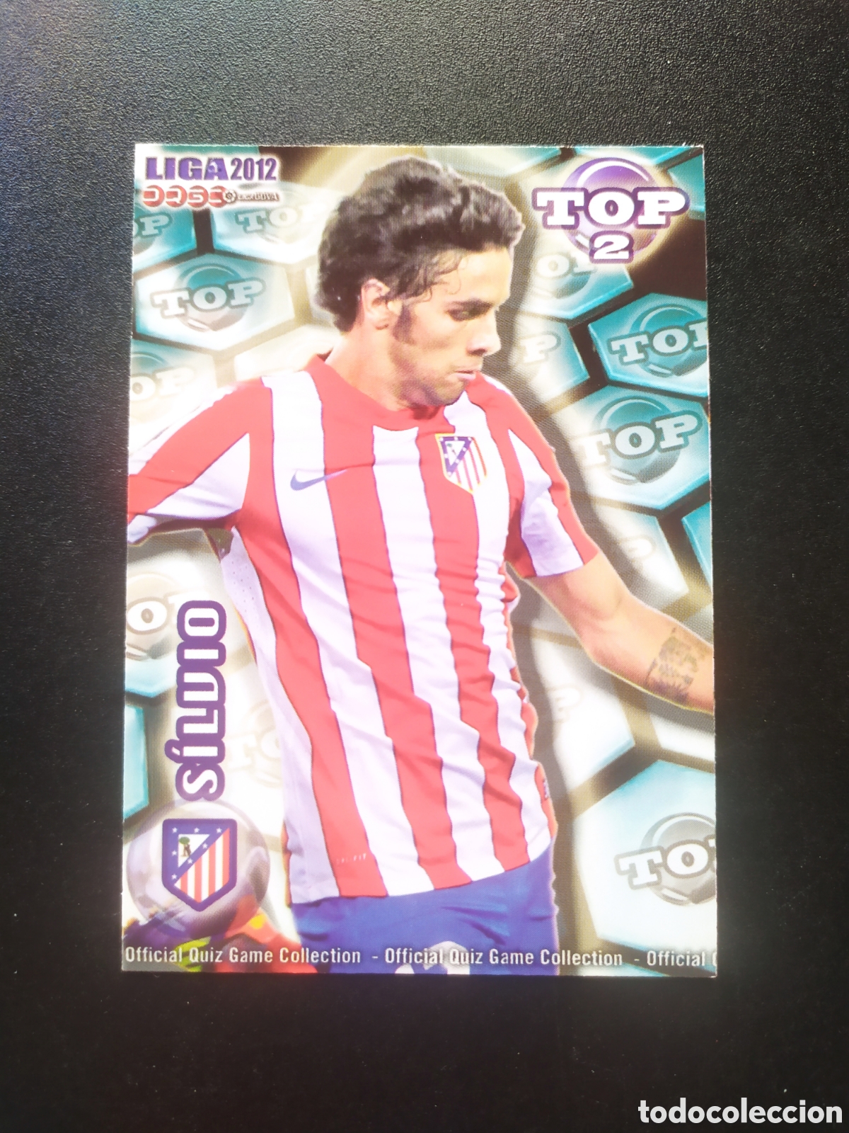 Cartes &agrave; collectionner de Football: Mundicromo fichas Liga 2011 2012 11 12 Silvio top mate n&deg; 554 Atl&eacute;tico Madrid