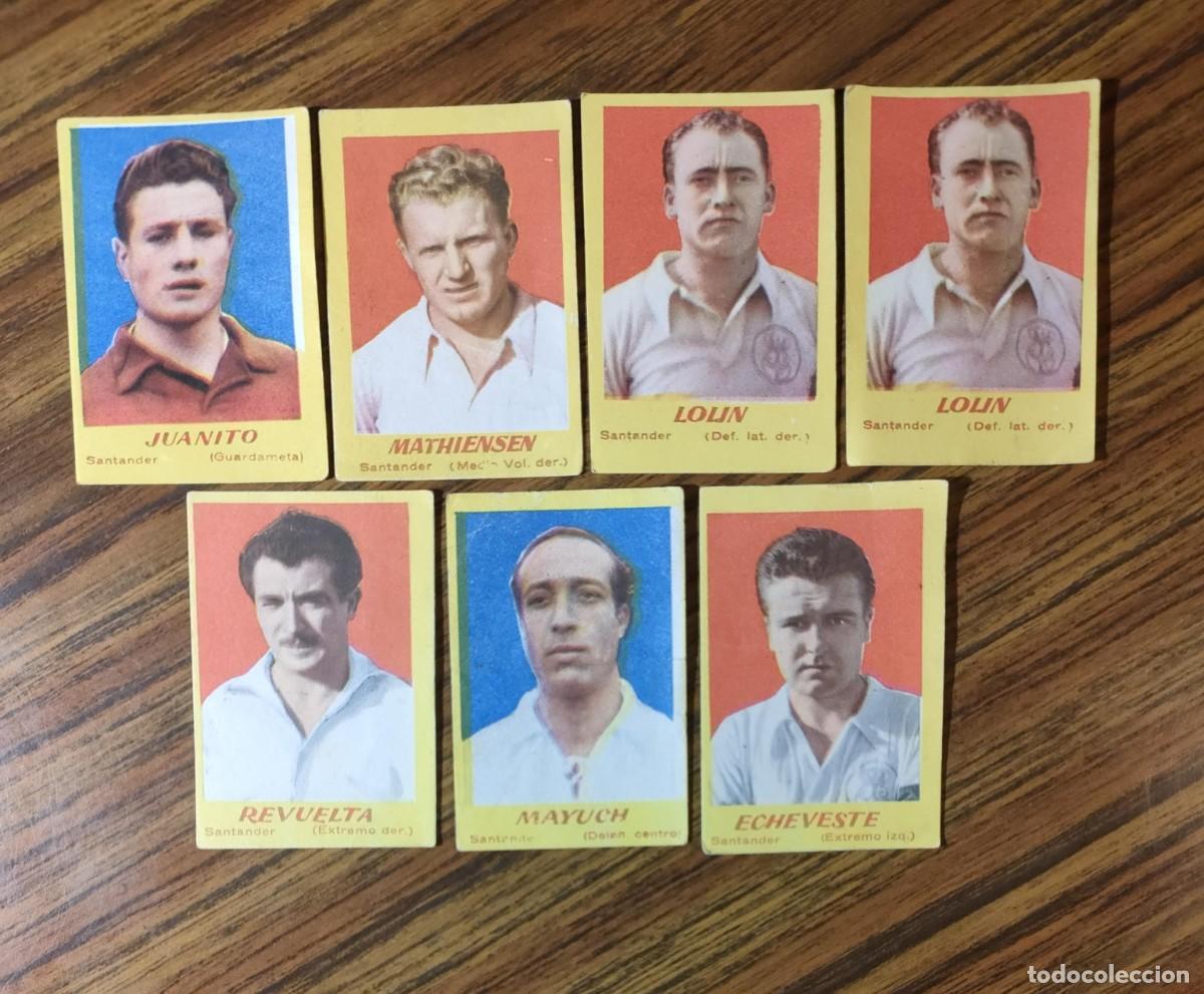 Figurine di Calcio: LOTE 7 CROMOS FUTBOL CAMPEONES 1951 - SANTANDER