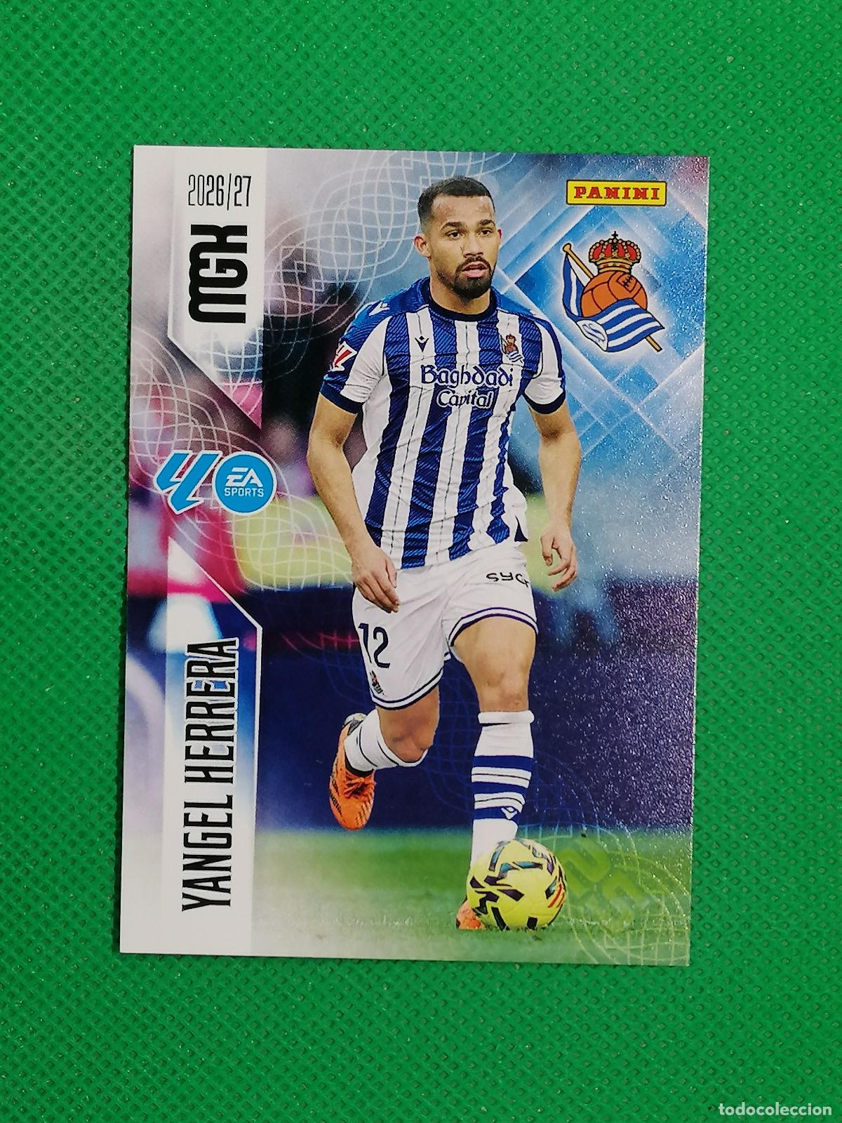 Cartes &agrave; collectionner de Football: 318 YANGEL HERRERA REAL SOCIEDAD 2&ordm; EDICION ⚽ MEGACRACKS LIGA 2026 2027 26 27 ⚽