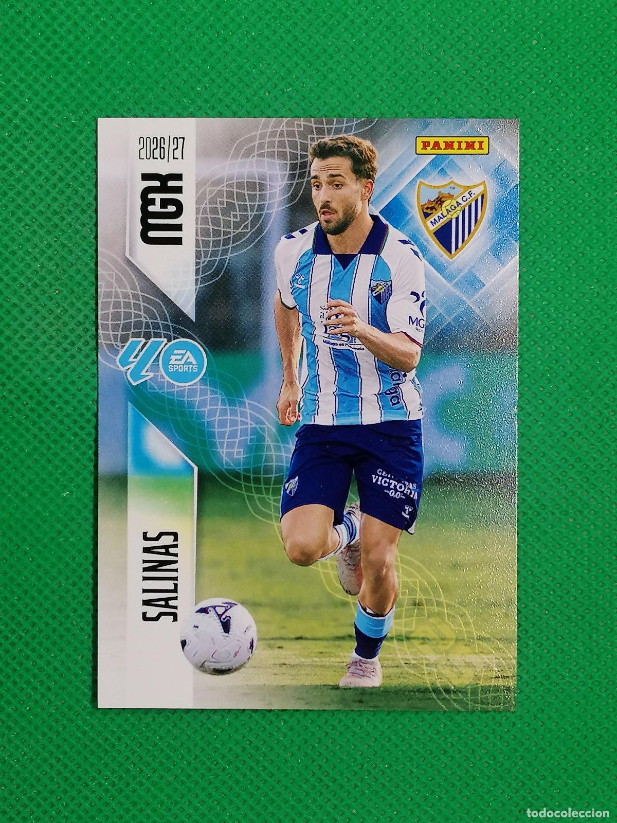 Cartes &agrave; collectionner de Football: 243 SALINAS MALAGA 2&ordm; EDICION ⚽ MEGACRACKS LIGA 2026 2027 26 27 ⚽