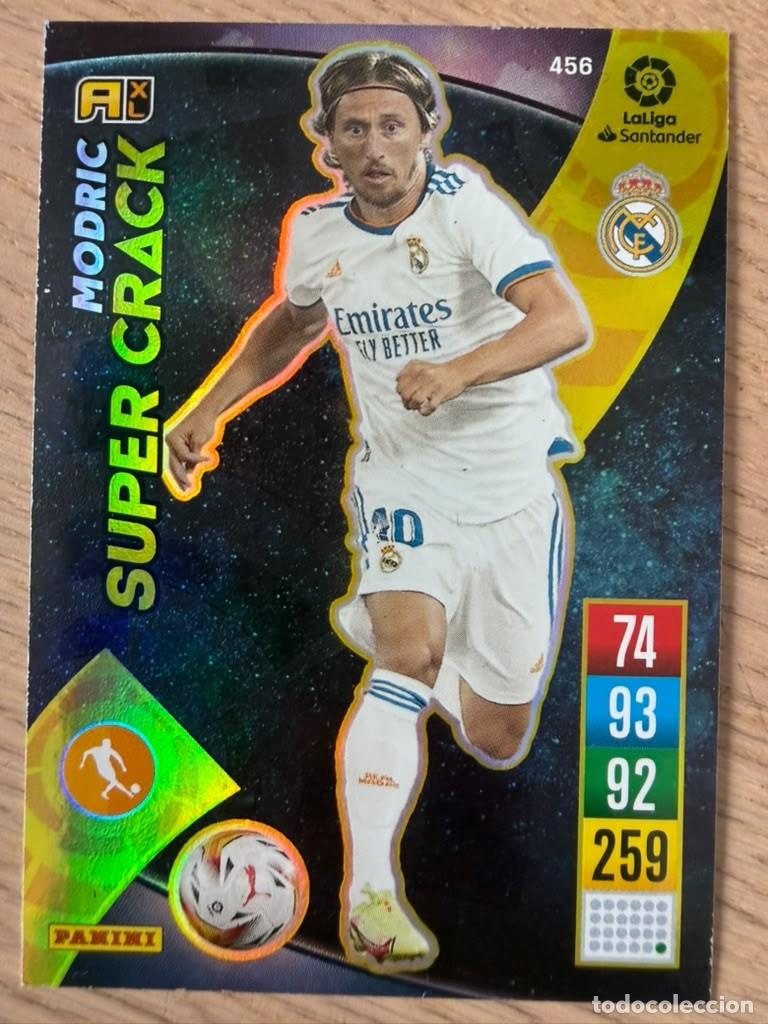 Cartes &agrave; collectionner de Football: 456 MODRIC SUPER CRACK REAL MADRID 21 22 2021 2022 LIGA SANTANDER PANINI ADRENALYN XL CARD