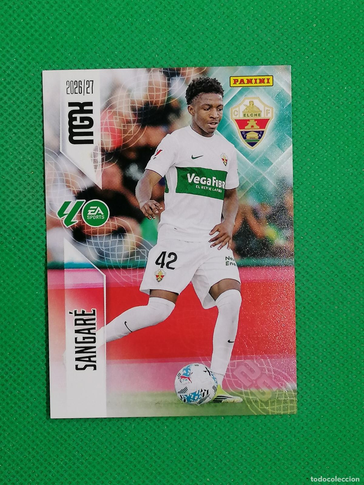 Cartes &agrave; collectionner de Football: 148 SANGARE ELCHE 2&ordm; EDICION ⚽ MEGACRACKS LIGA 2026 2027 26 27 ⚽