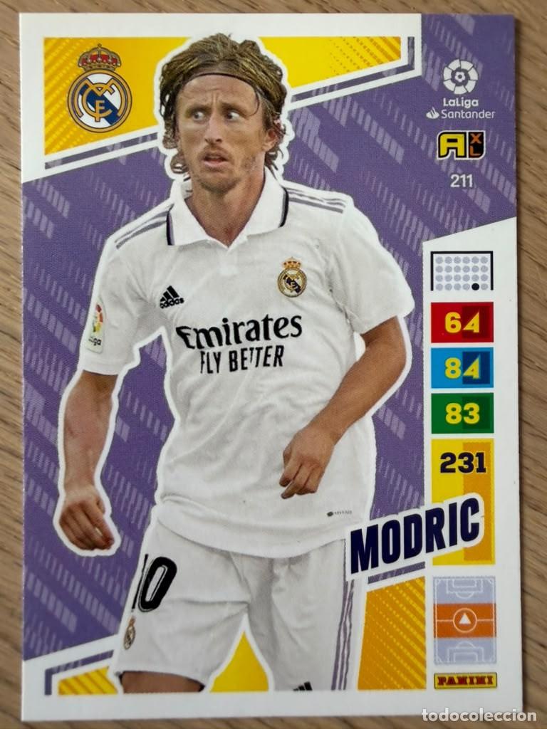 Cartes &agrave; collectionner de Football: 211 MODRIC REAL MADRID 22 23 2022 2023 LIGA SANTANDER PANINI ADRENALYN XL CARD