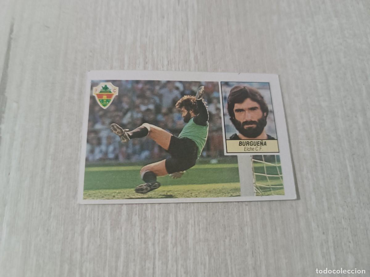 Figurine di Calcio: BURGUE&Ntilde;A FICHAJE 14 SIN PEGAR LIGA ESTE 84 85