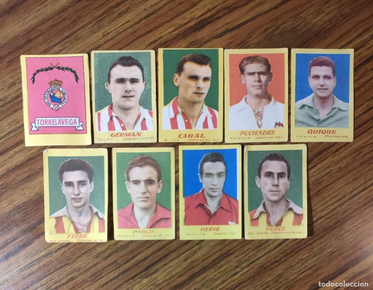 Figurine di Calcio: LOTE 9 CROMOS FUTBOL CAMPEONES 1951 - VARIOS EQUIPOS