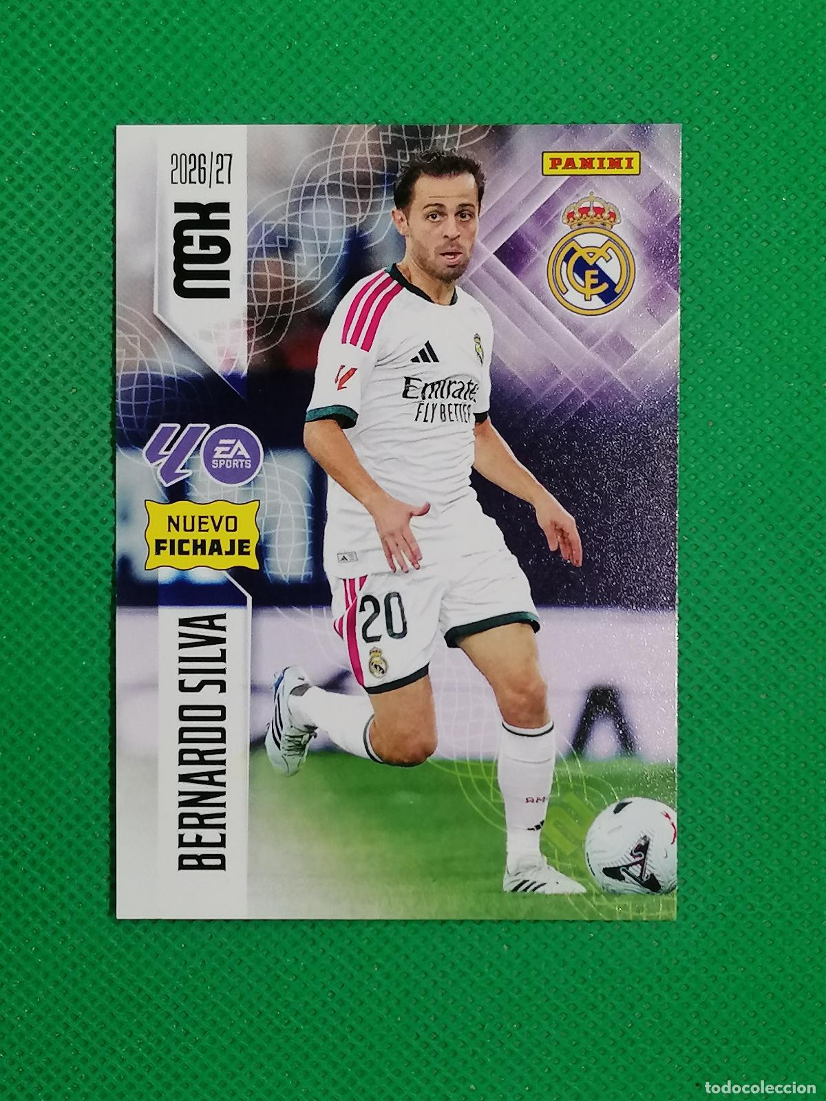 Figurine di Calcio: 488 BERNARDO SILVA REAL MADRID NUEVOS FICHAJES 2&ordm; EDICION ⚽ MEGACRACKS LIGA 2026 2027 26 27 ⚽