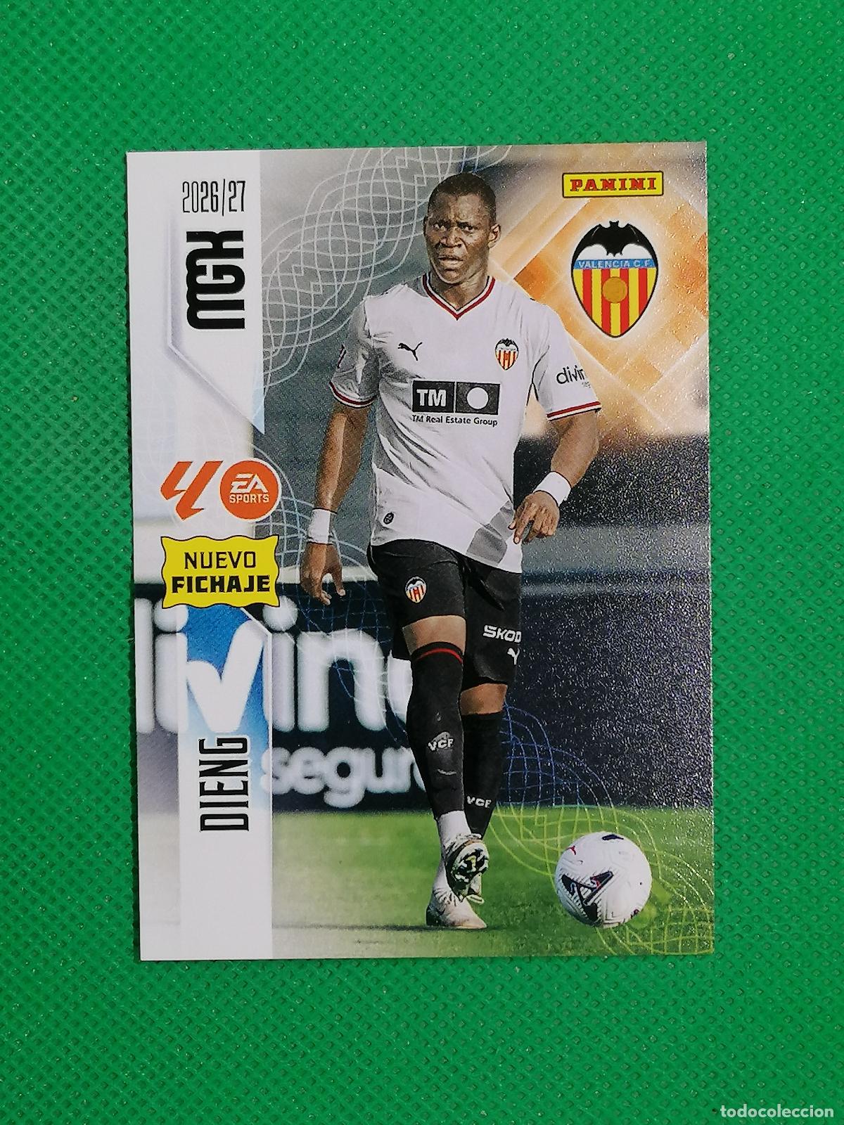 Fu&szlig;ball-Sticker: 487 DIENG VALENCIA NUEVOS FICHAJES 2&ordm; EDICION ⚽ MEGACRACKS LIGA 2026 2027 26 27 ⚽
