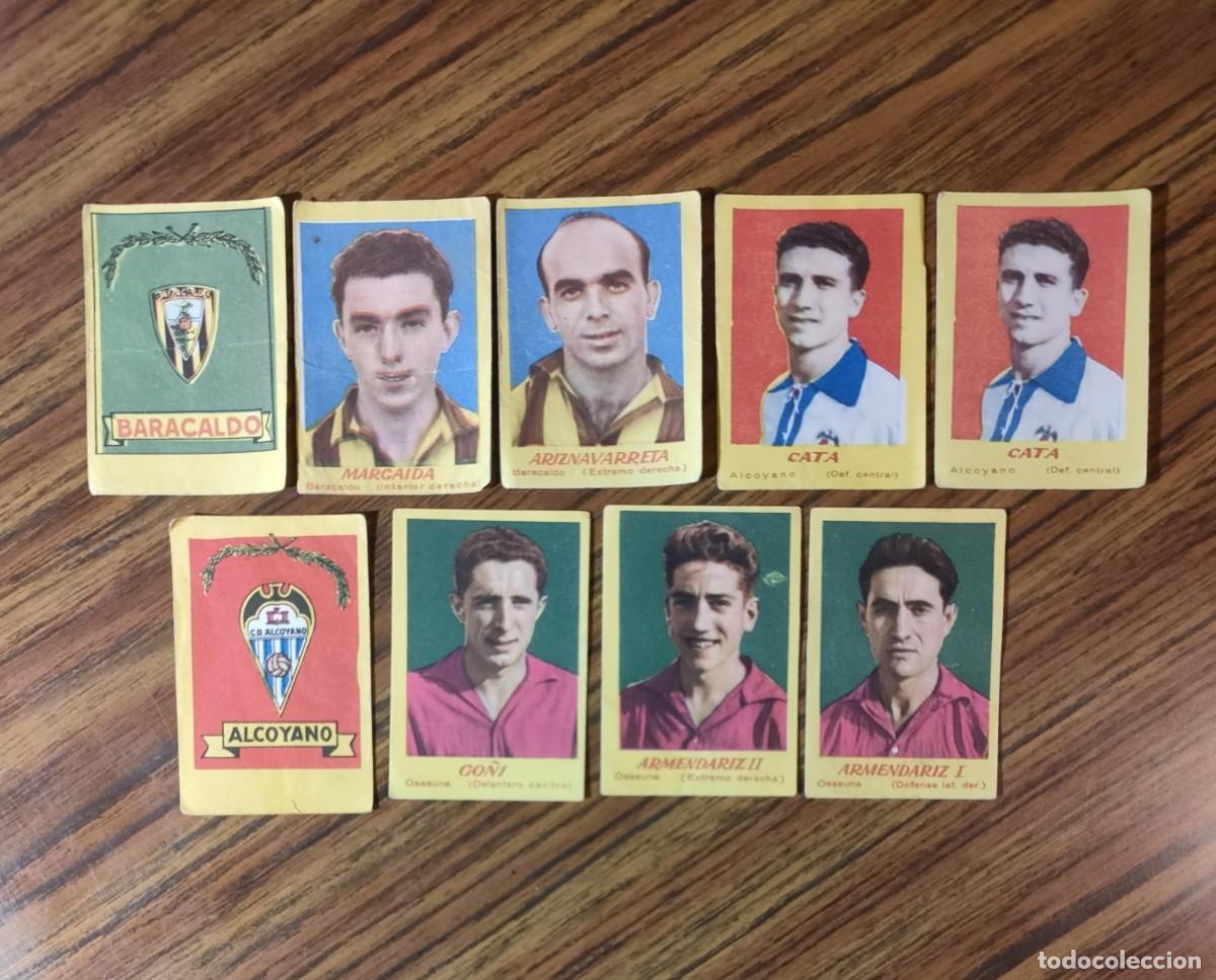 Figurine di Calcio: LOTE 9 CROMOS FUTBOL CAMPEONES 1951 - VARIOS EQUIPOS
