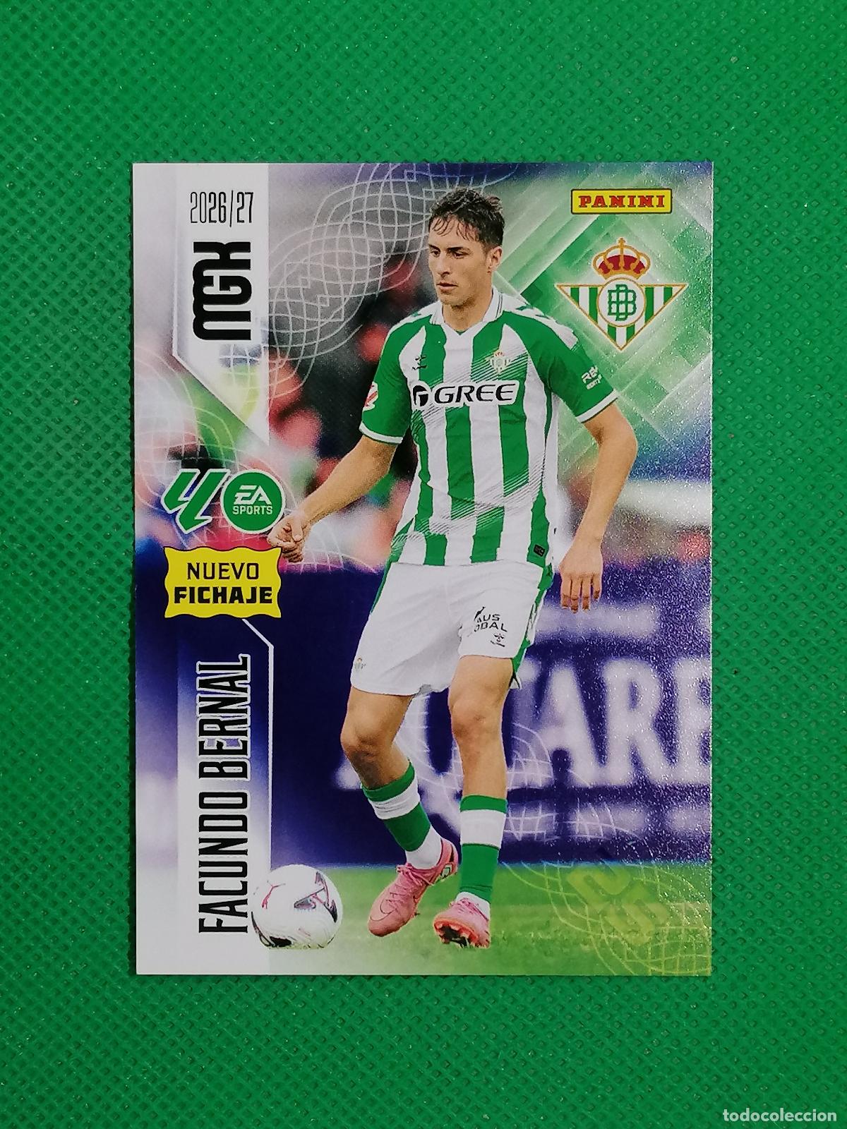 Cartes &agrave; collectionner de Football: 484 FACUNDO BERNAL BETIS NUEVOS FICHAJES 2&ordm; EDICION ⚽ MEGACRACKS LIGA 2026 2027 26 27 ⚽