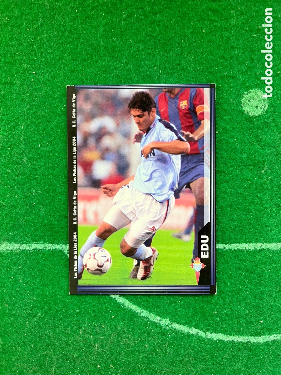 Football Stickers: 102 EDU CELTA DE VIGO LAS FICHAS DE LA LIGA 2003 2004 MUNDICROMO