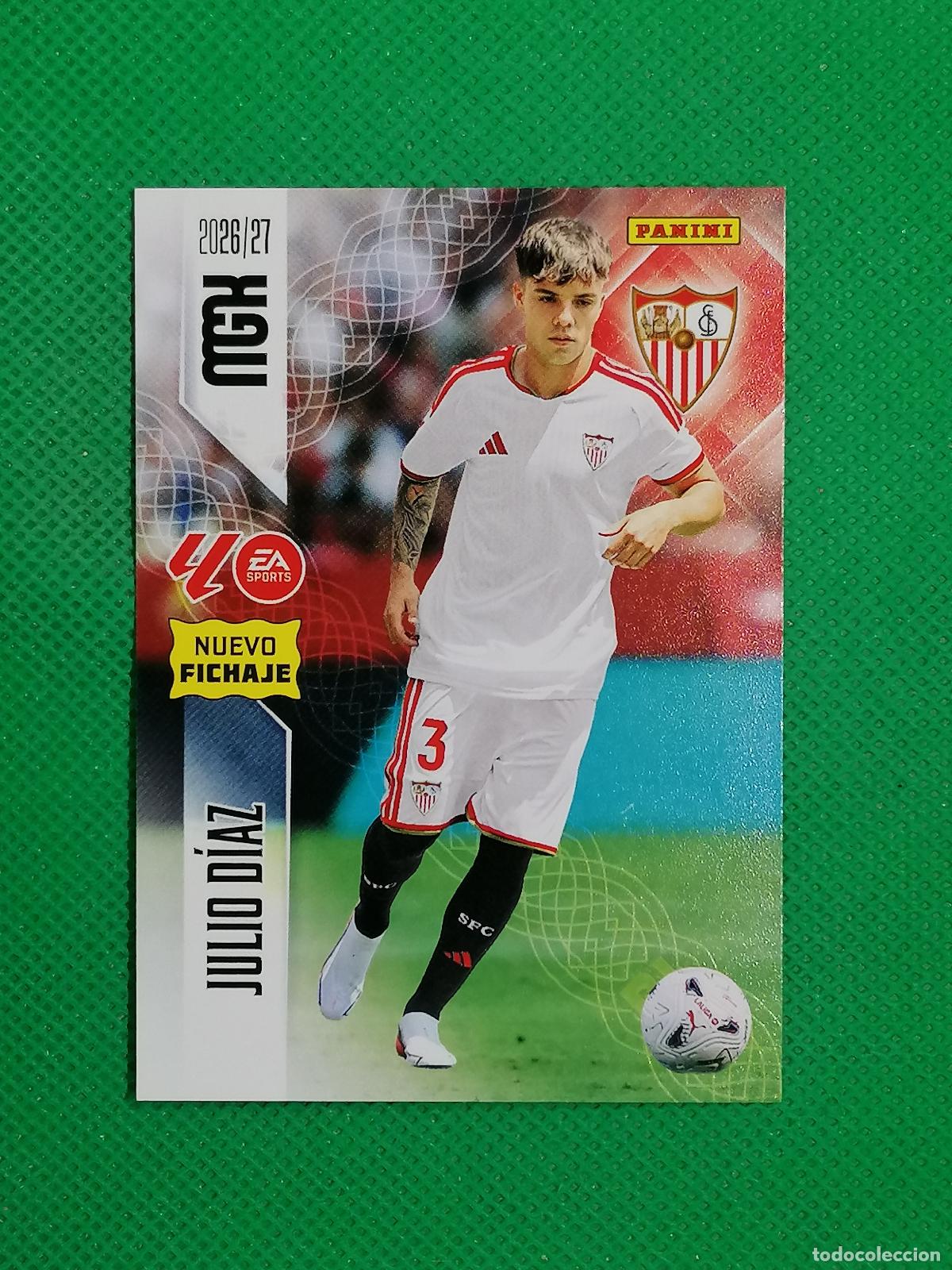 Football Stickers: 477 JULIO DIAZ SEVILLA NUEVOS FICHAJES 2&ordm; EDICION ⚽ MEGACRACKS LIGA 2026 2027 26 27 ⚽
