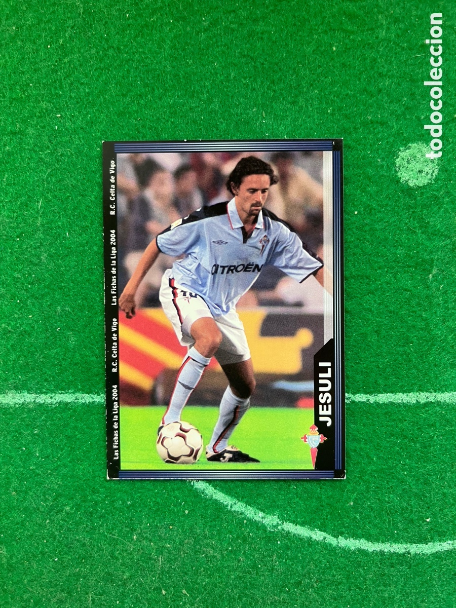 Cartes &agrave; collectionner de Football: 103 JESULI CELTA DE VIGO LAS FICHAS DE LA LIGA 2003 2004 MUNDICROMO