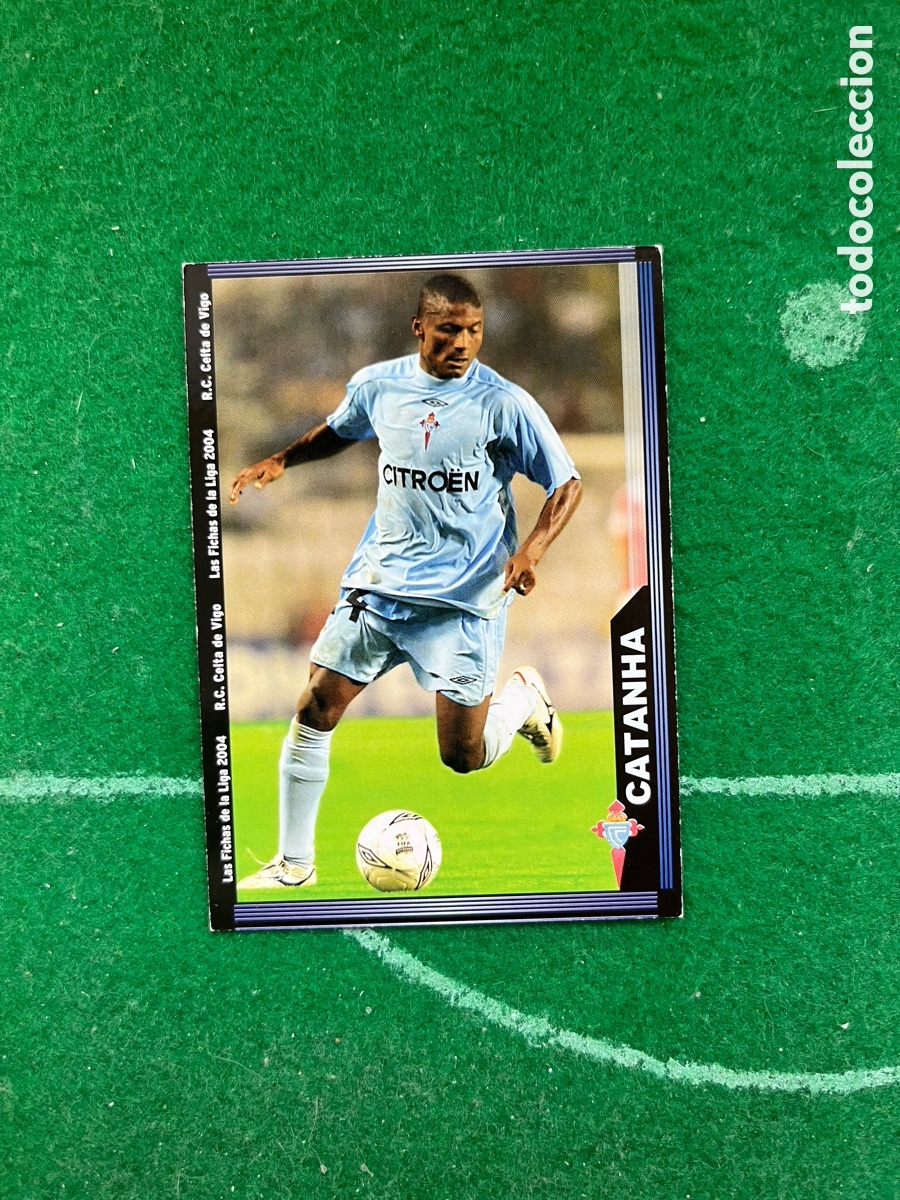 Football Stickers: 104 CATANHA CELTA DE VIGO LAS FICHAS DE LA LIGA 2003 2004 MUNDICROMO