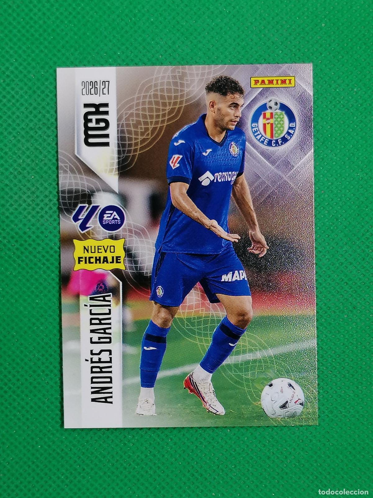 Football Stickers: 474 ANDRES GARCIA GETAFE NUEVOS FICHAJES 2&ordm; EDICION ⚽ MEGACRACKS LIGA 2026 2027 26 27 ⚽