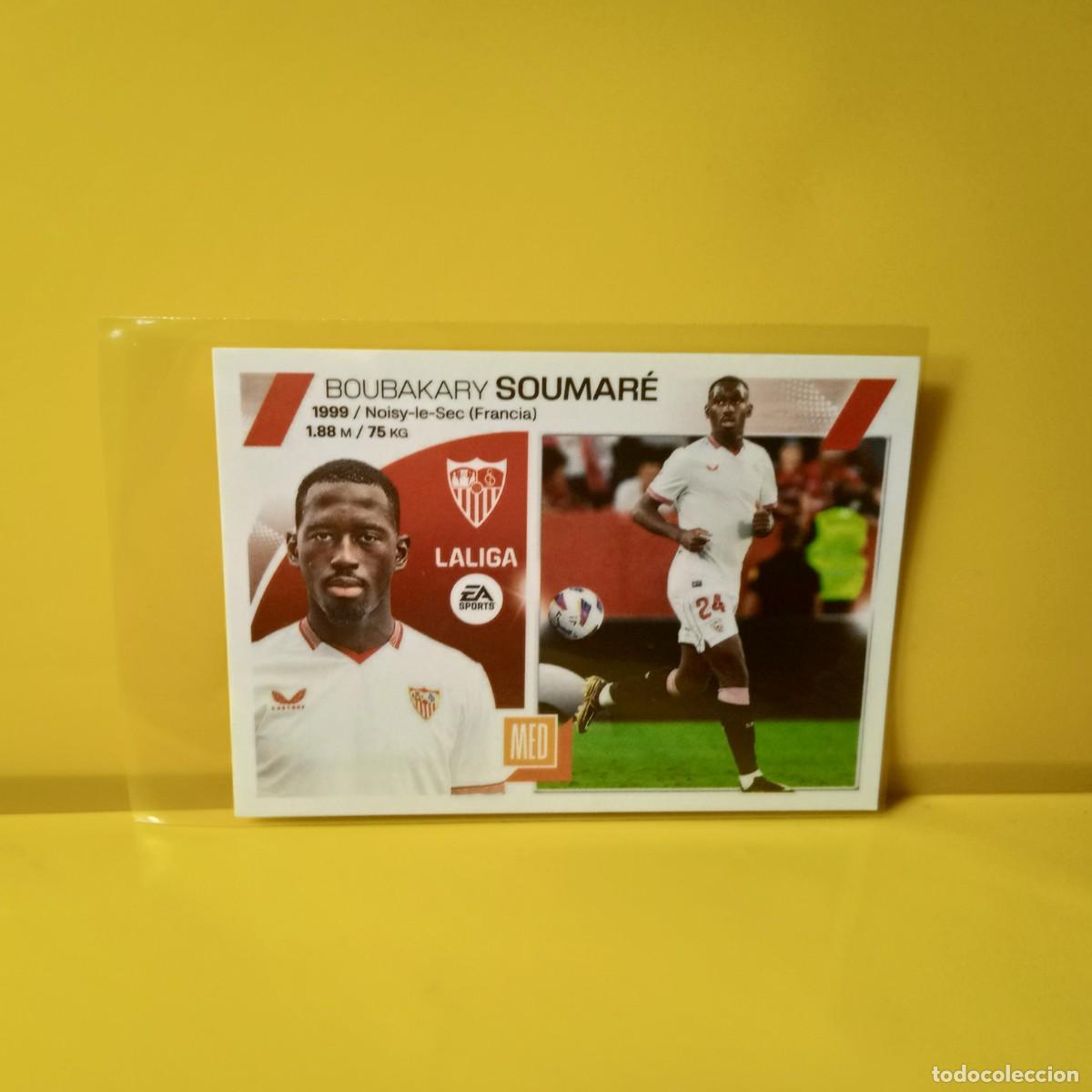 Figurine di Calcio: EDICIONES ESTE 2023 2024 23 24 &Uacute;LTIMOS FICHAJES SEVILLA F.C SOUMAR&Eacute; 64 4&ordf; EDICI&Oacute;N