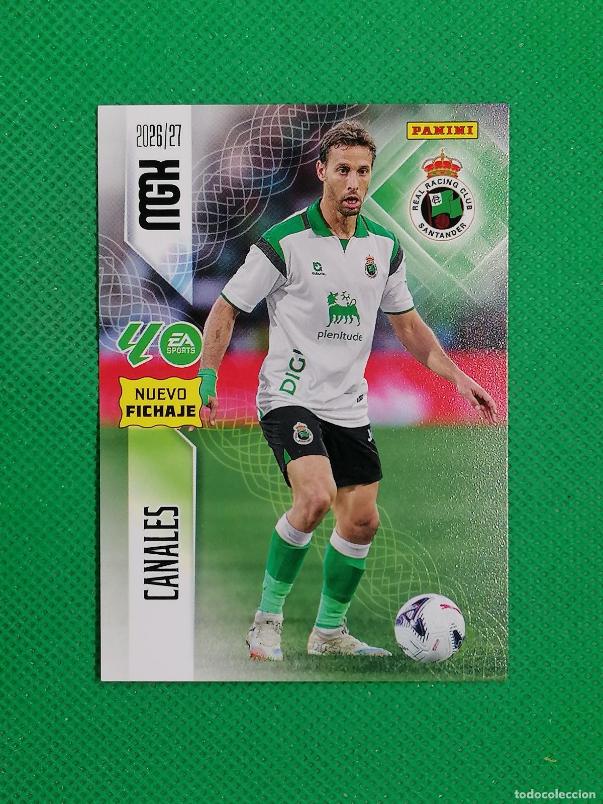 Figurine di Calcio: 460 CANALES RACING SANTANDER NUEVOS FICHAJES 2&ordm; EDICION ⚽ MEGACRACKS LIGA 2026 2027 26 27 ⚽