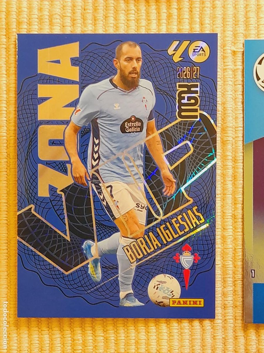 Figurine di Calcio: CARD 389 BORJA IGLESIAS (ZONA VIP) CELTA DE VIGO LIGA 26-27 2026 2027 MEGACRACKS. MGK