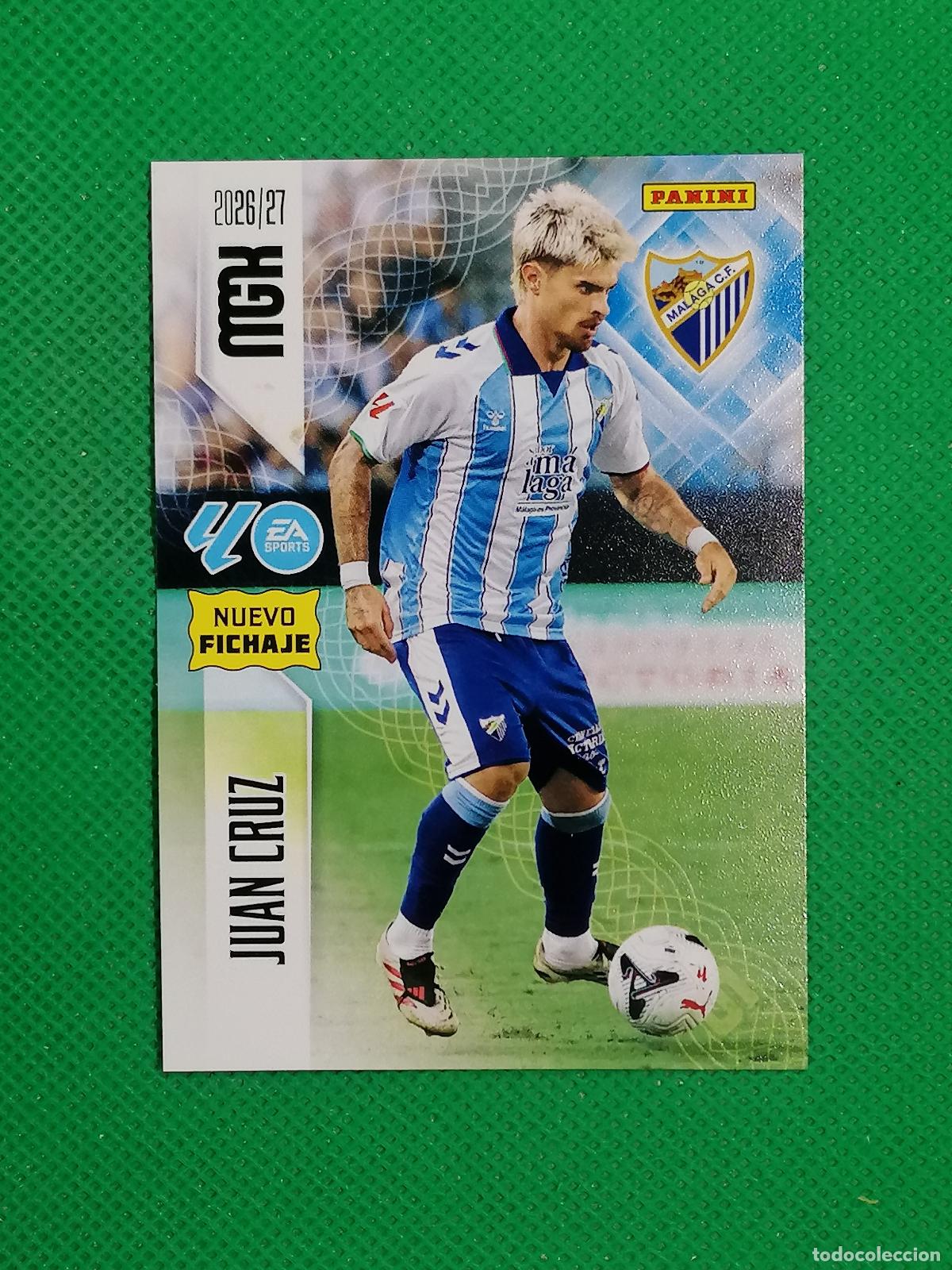Figurine di Calcio: 458 JUAN CRUZ MALAGA NUEVOS FICHAJES 2&ordm; EDICION ⚽ MEGACRACKS LIGA 2026 2027 26 27 ⚽