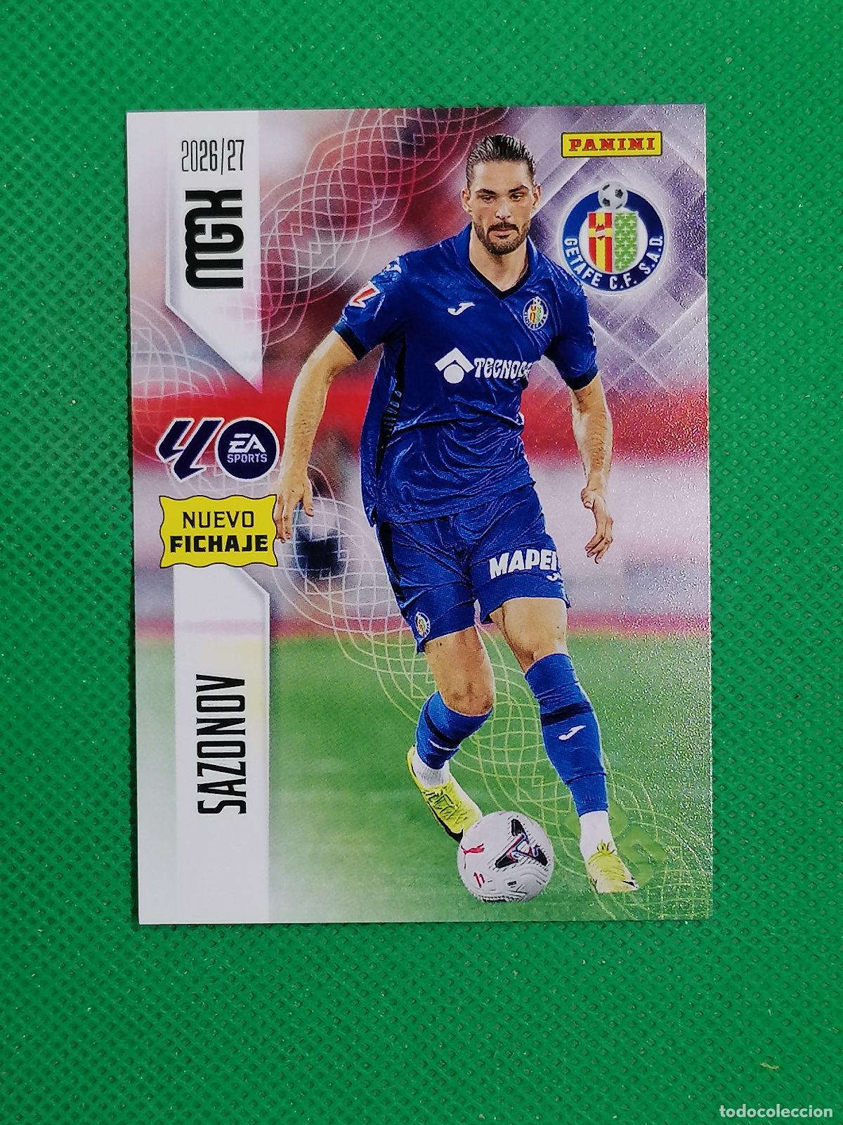 Cartes &agrave; collectionner de Football: 457 SAZONOV GETAFE NUEVOS FICHAJES 2&ordm; EDICION ⚽ MEGACRACKS LIGA 2026 2027 26 27 ⚽