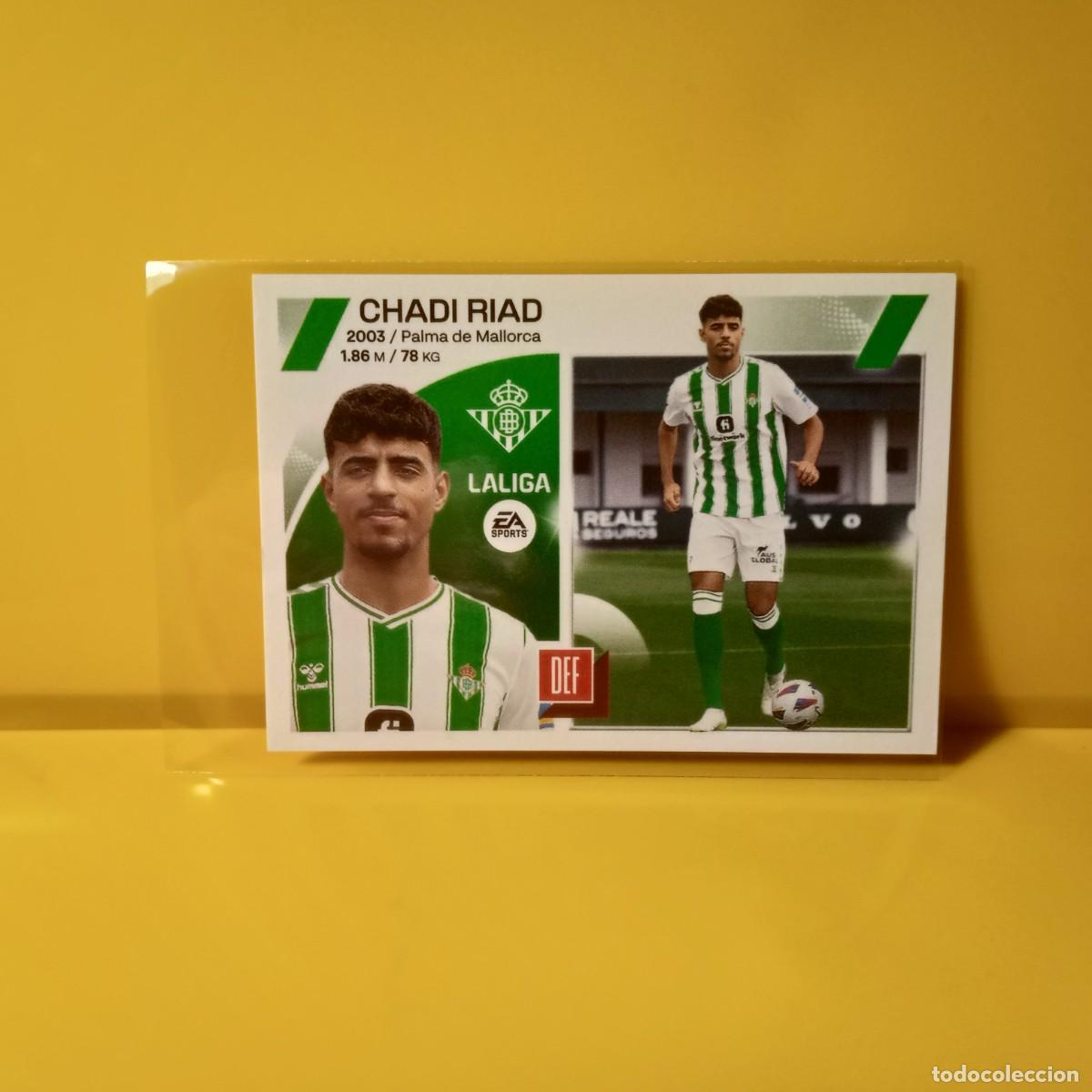 Cromos de Futebol: EDICIONES ESTE 2023 2024 23 24 REAL BETIS CHADI RIAD 9 BIS (COLOCA) 3&ordf; EDICI&Oacute;N