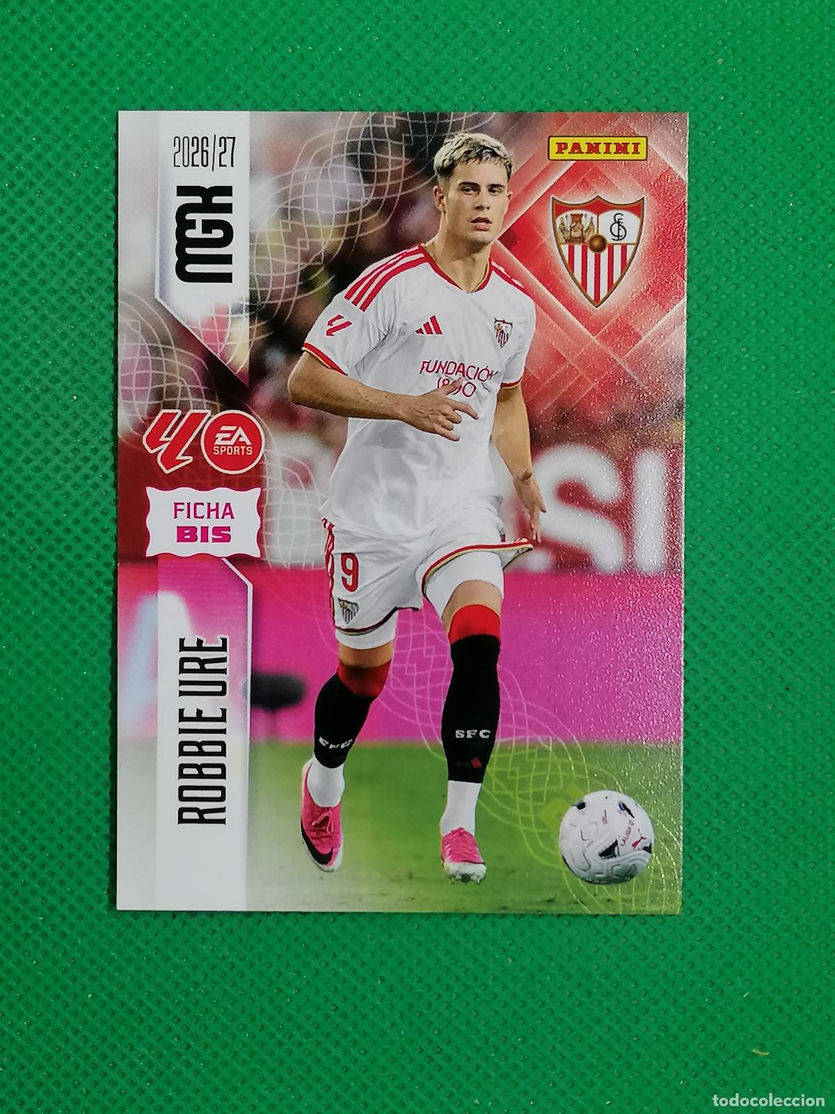 Football Stickers: 341 BIS 341BIS ROBBIE URE SEVILLA 2&ordf; EDICION ⚽ MEGACRACKS LIGA 2026 2027 26 27 ⚽