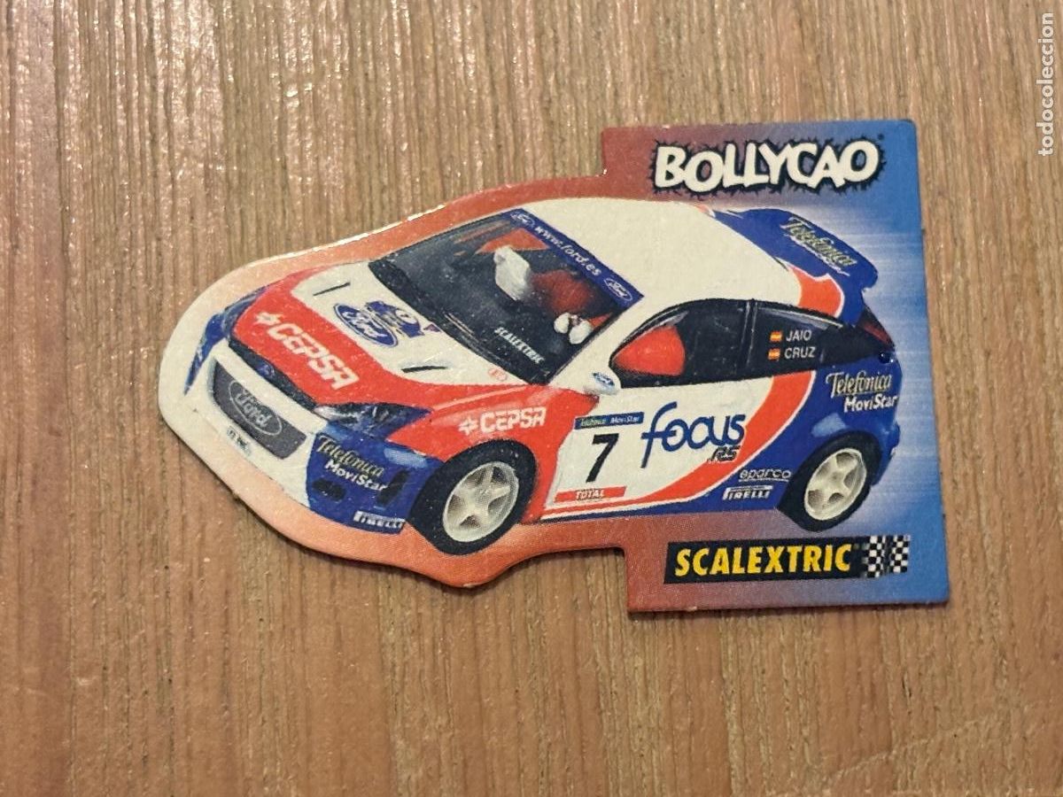 Football Stickers: 44. CROMO SCALEXTRIC BOLLY-CARS BOLLYCAO