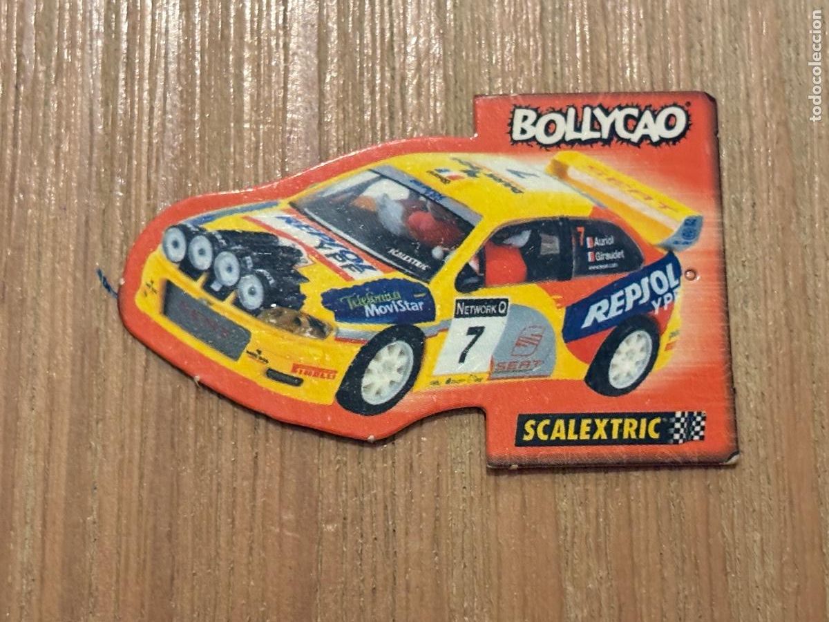 Football Stickers: 44. CROMO SCALEXTRIC BOLLY-CARS BOLLYCAO