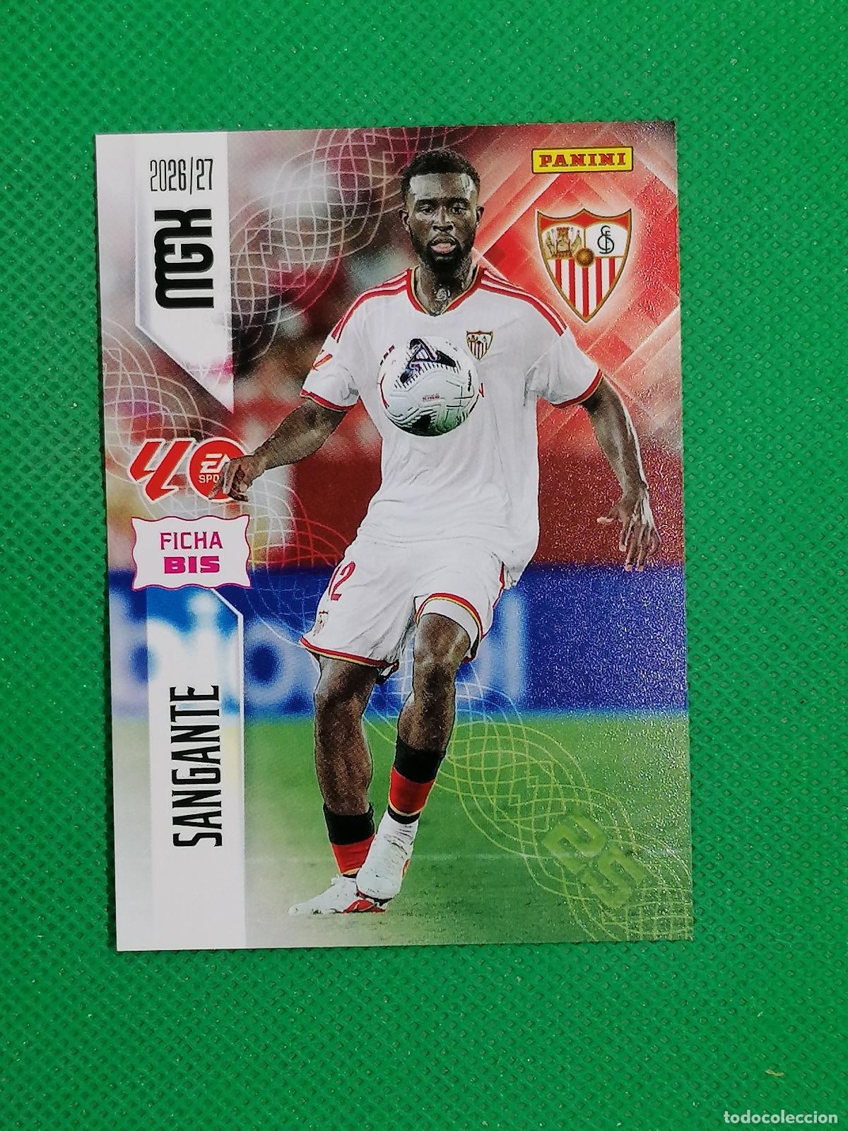 Football Stickers: 331 BIS 331BIS SANGANTE SEVILLA 2&ordf; EDICION ⚽ MEGACRACKS LIGA 2026 2027 26 27 ⚽