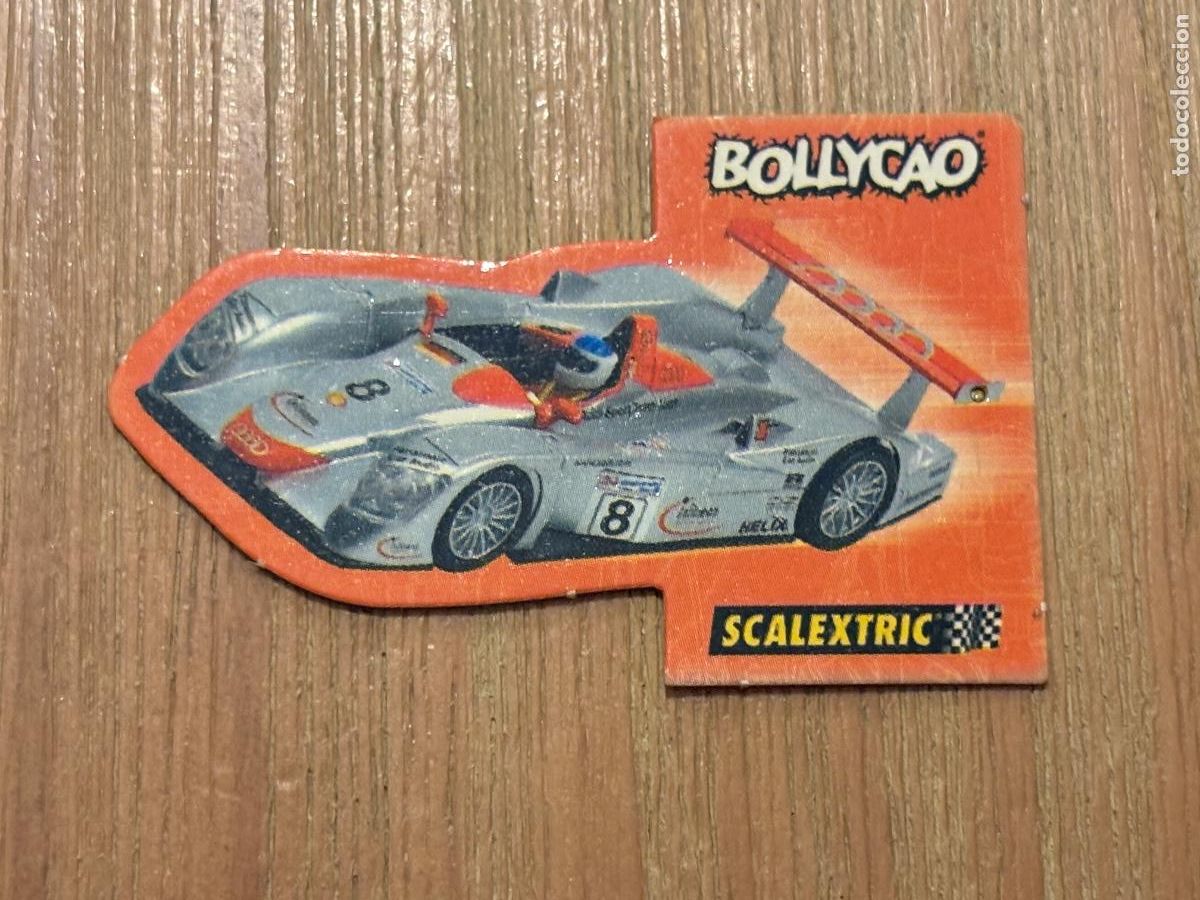 Football Stickers: 44. CROMO SCALEXTRIC BOLLY-CARS BOLLYCAO