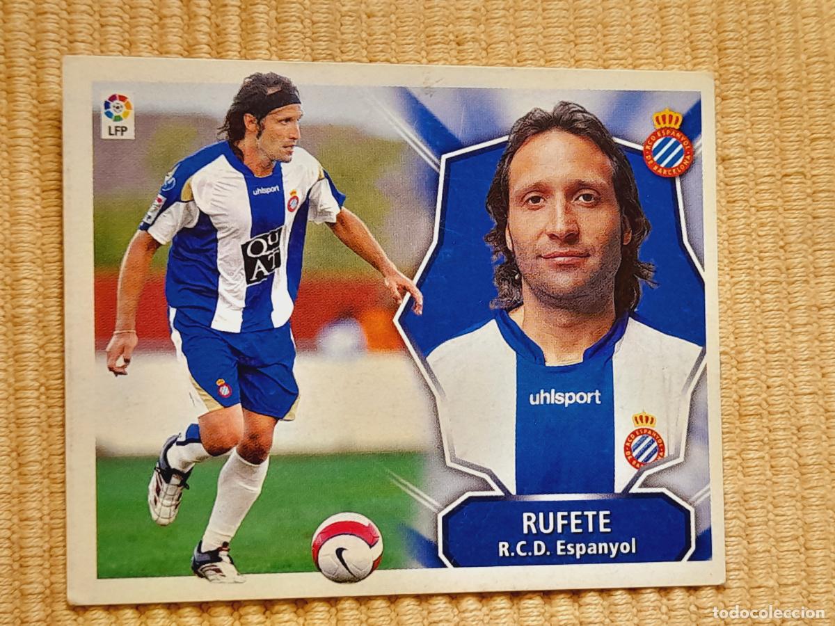 Cartes &agrave; collectionner de Football: CROMO RUFETE (RCD ESPANYOL) LIGA 08-09 (2008 2009) ALBUM ESTE