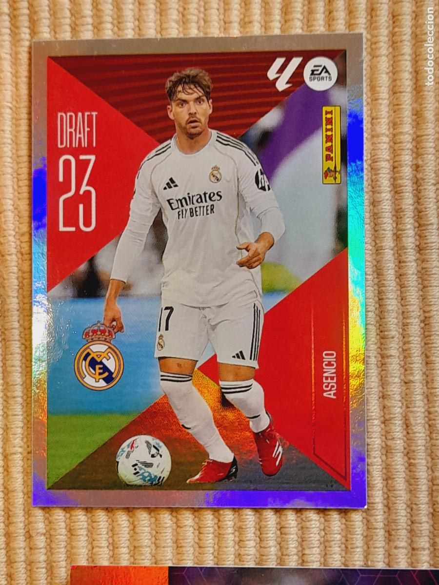 Fu&szlig;ball-Sticker: CROMO 1 ASENCIO (DRAFT 23) REAL MADRID LIGA 26-27 2026 2027 &Aacute;LBUM ESTE