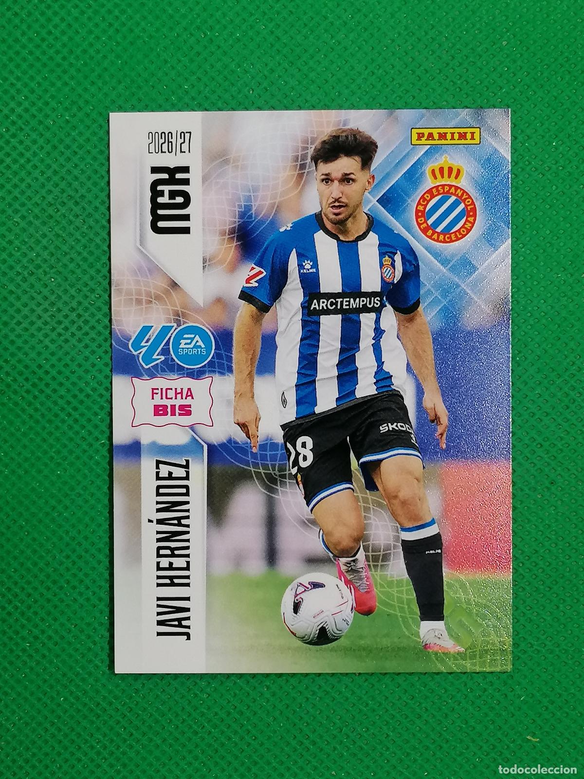 Cartes &agrave; collectionner de Football: 175 BIS 175BIS JAVI HERNANDEZ ESPANYOL 2&ordf; EDICION ⚽ MEGACRACKS LIGA 2026 2027 26 27 ⚽