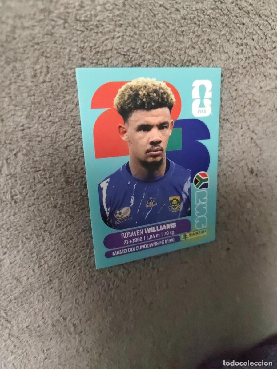 Cartes &agrave; collectionner de Football: RSA 2 RSA2 MUNDIAL 2026 PANINI RONWEN WILLIAMS SUDAFRICA 26 WORLD CUP STICKER PANINI FIFA AAZ