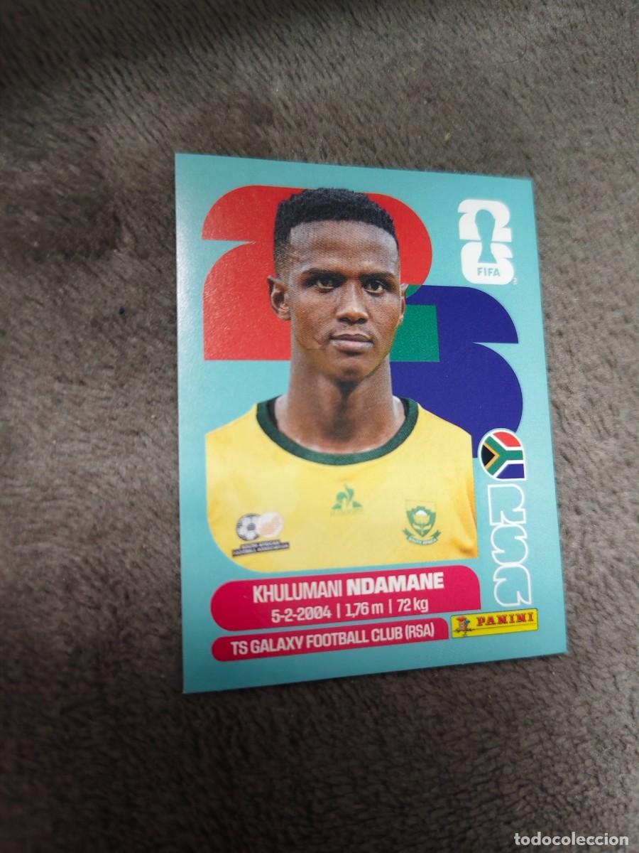 Cromos de Futebol: RSA 7 RSA7 MUNDIAL 2026 PANINI KHULUMANI NDAMANE SUDAFRICA 26 WORLD CUP STICKER PANINI FIFA AAZ