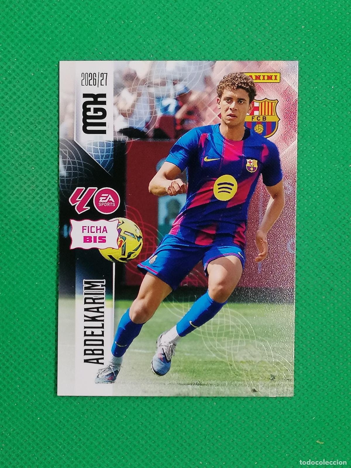 Figurine di Calcio: 90 BIS 90BIS ABDELKARIM BARCELONA 2&ordf; EDICION ⚽ MEGACRACKS LIGA 2026 2027 26 27 ⚽