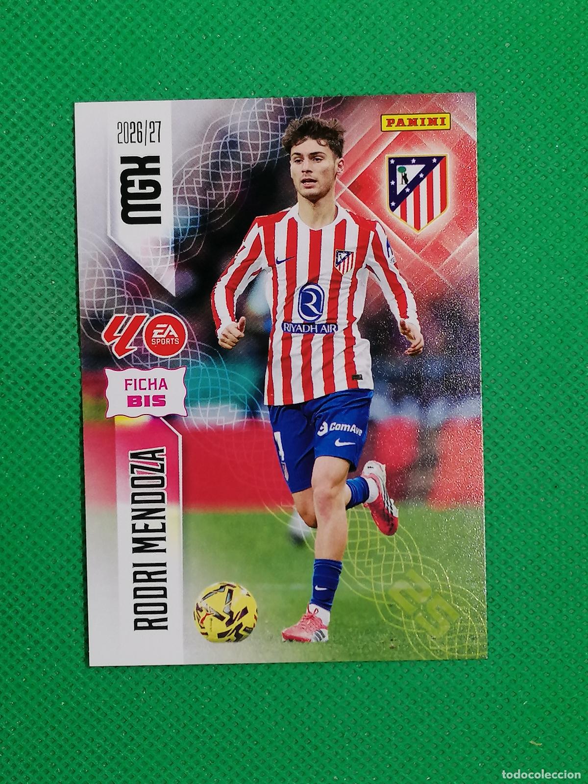 Cromos de Futebol: 63 BIS 63BIS RODRI MENDOZA ATLETICO DE MADRID 2&ordf; EDICION ⚽ MEGACRACKS LIGA 2026 2027 26 27 ⚽