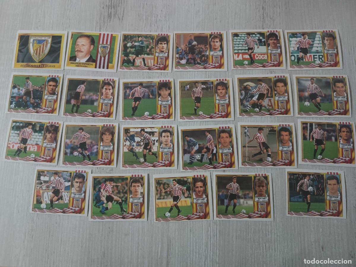 Football Stickers: LOTE 23 CROMOS ATHLETIC DE BILBAO SIN PEGAR LIGA ESTE 95 96