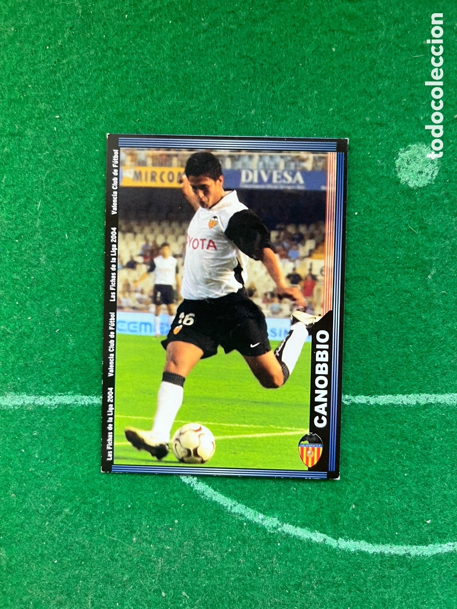 Cromos de Futebol: 125 CANOBBIO VALENCIA LAS FICHAS DE LA LIGA 2003 2004 MUNDICROMO