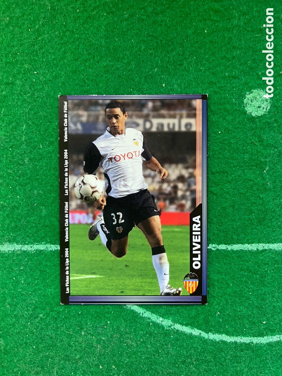 Football Stickers: 126 OLIVEIRA VALENCIA LAS FICHAS DE LA LIGA 2003 2004 MUNDICROMO