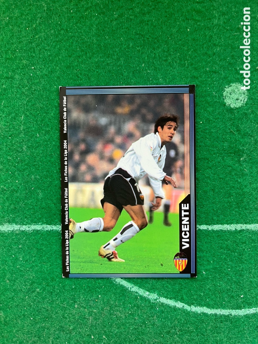 Cromos de Futebol: 129 VICENTE VALENCIA LAS FICHAS DE LA LIGA 2003 2004 MUNDICROMO