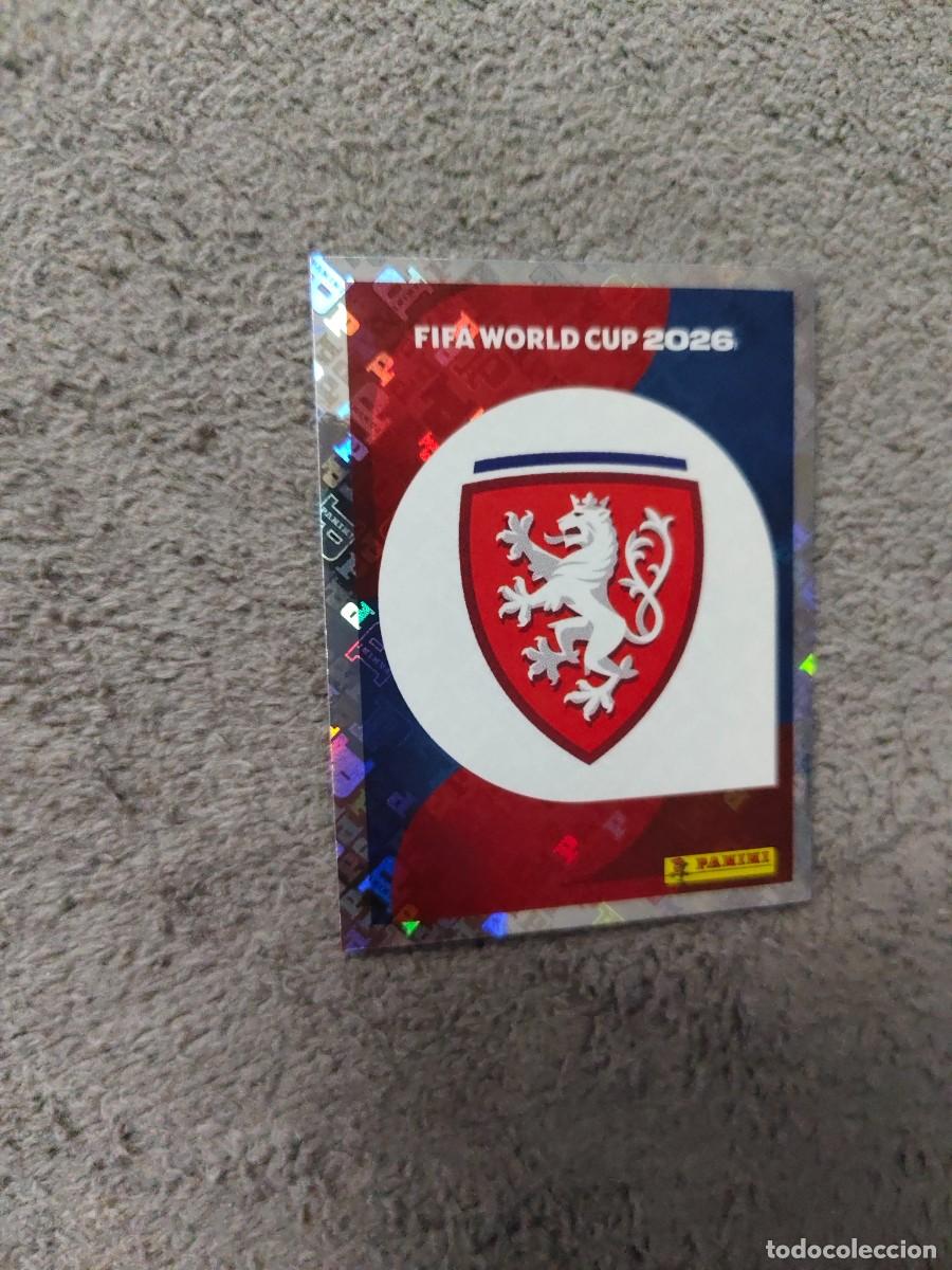 Cromos de f&uacute;tbol: CZE 1 CZE1 MUNDIAL 2026 PANINI LOGO ESCUDO CZECHIA 26 WORLD CUP STICKER PANINI FIFA AAZ